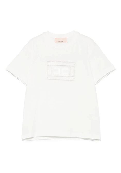 T-shirt con logo ELISABETTA FRANCHI KIDS | EFTS228 0 JE0060000